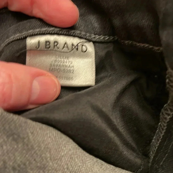 J Brand Lillie JB0022472 Savannah black/gray leopard print jeans 26 - Picture 4 of 7